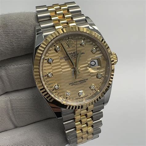 rolex datejust champagne diamond dial jubilee bracelet|rolex new style jubilee bracelet.